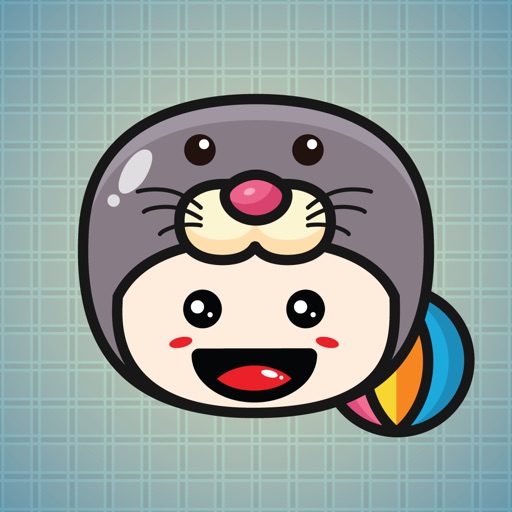 Sticker Me Seal Mascot Boy Sticker Me Seal Mascot Boy