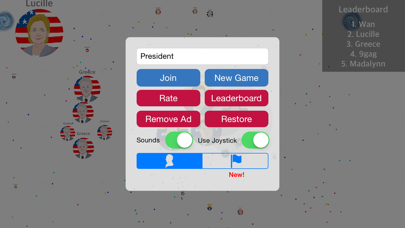 Presidents War: Eat Dot Game - multiplayer cell eater in paradise hocus Screenshots