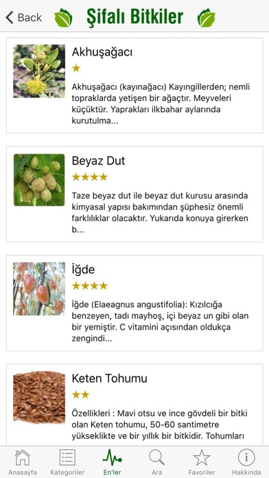 Şifalı Bitkiler - Doğal Tedavi - Şifalı Otlar Screenshots