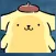Pompompurin the golden dog Sti