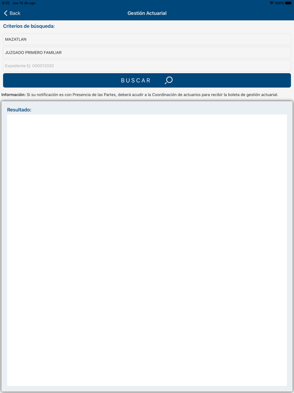 PJESinaloa iPad Screenshots