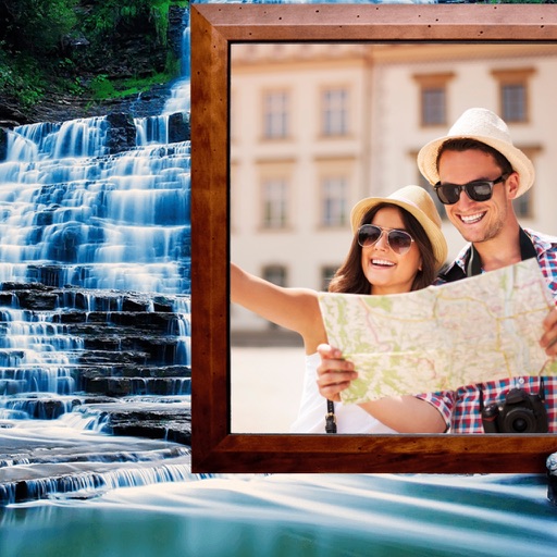 Waterfall Photo Frames - Elegant Photo frame for your lovely moments Waterfall Photo Frames - Elegant Photo frame for your lovely moments