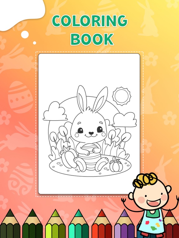 Easter Egg Coloring Book Game iPad Screenshots
