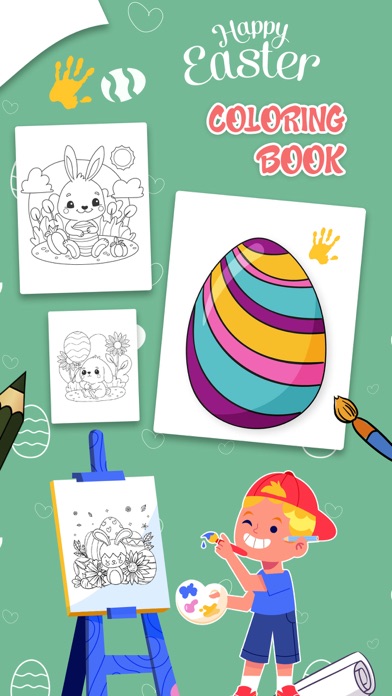 Easter Egg Coloring Book Game Screenshots