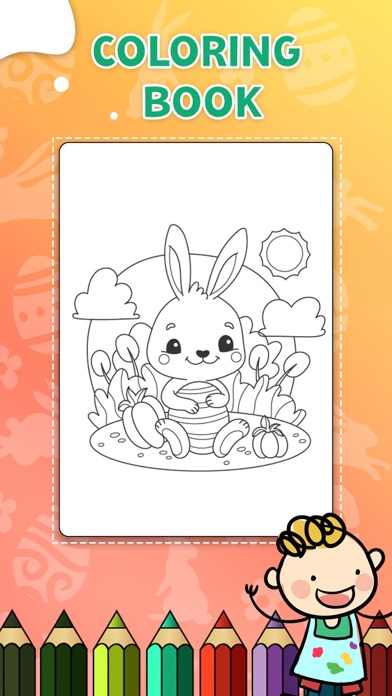 Easter Egg Coloring Book Game Screenshots