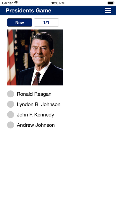 Presidents Game Screenshots