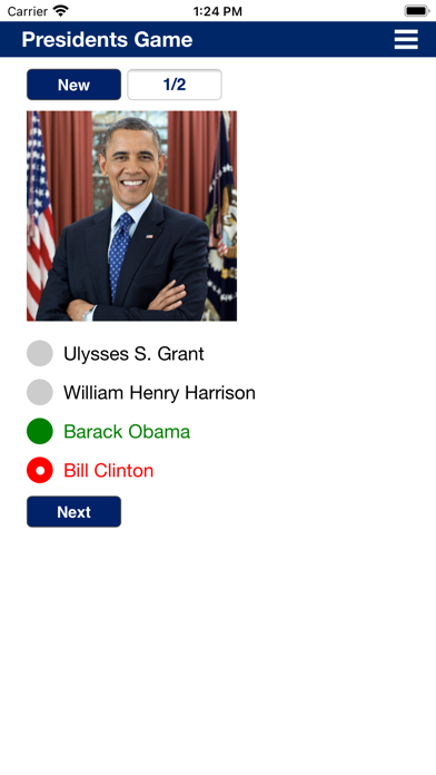 Presidents Game Screenshots