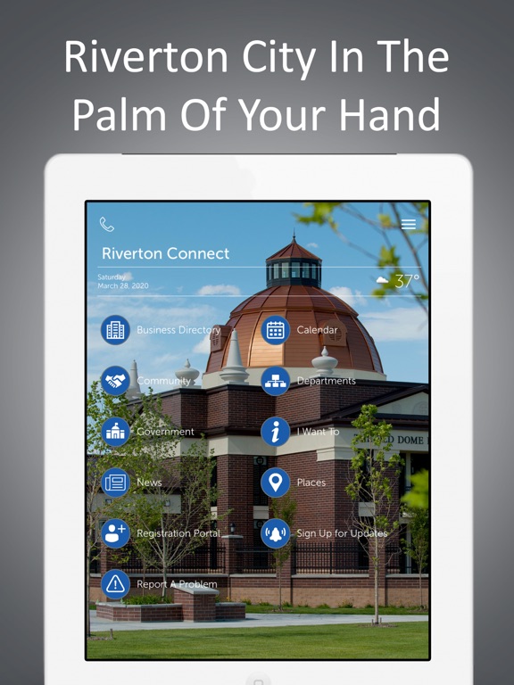 Riverton Connect iPad Screenshots