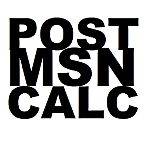 Post Msn Calc Post Msn Calc