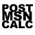 Post Msn Calc
