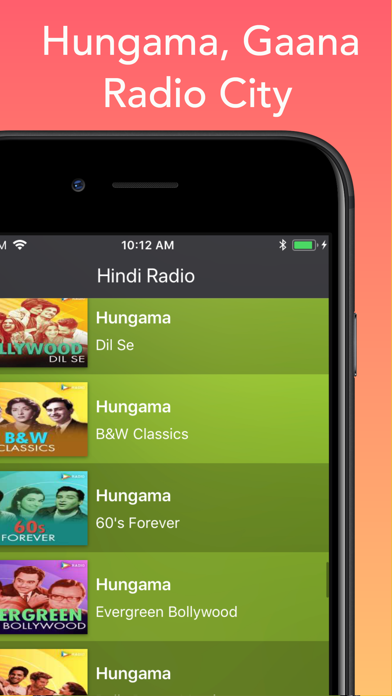Ảnh chụp màn hình của Hindi Radio - Hindi Songs HD