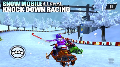 SnowMobile Illegal Bike Racing Screenshots