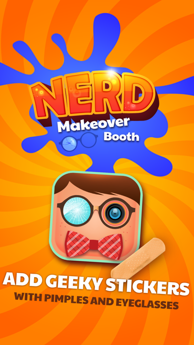 Geek Booth & Sticker Photos in Get Ugly Face Maker Screenshots