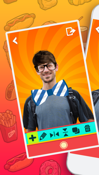 Geek Booth & Sticker Photos in Get Ugly Face Maker Screenshots