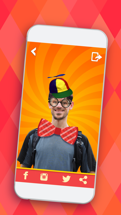 Geek Booth & Sticker Photos in Get Ugly Face Maker Screenshots