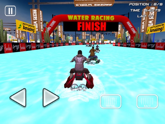 Captures d'écran de Jet Ski Racing Bike Race Games iPad 