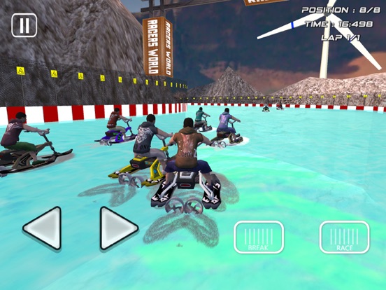 Captures d'écran de Jet Ski Racing Bike Race Games iPad 