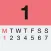 Week numbers with widget