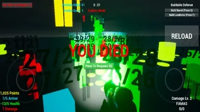 Tangkapan layar Bare Bones Zombie Survival