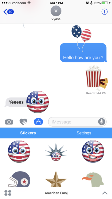 American Emoji - Great Emoticons for Texting Screenshots