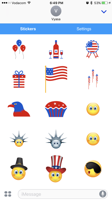 American Emoji - Great Emoticons for Texting Screenshots