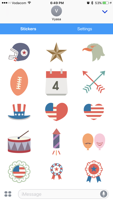American Emoji - Great Emoticons for Texting Screenshots