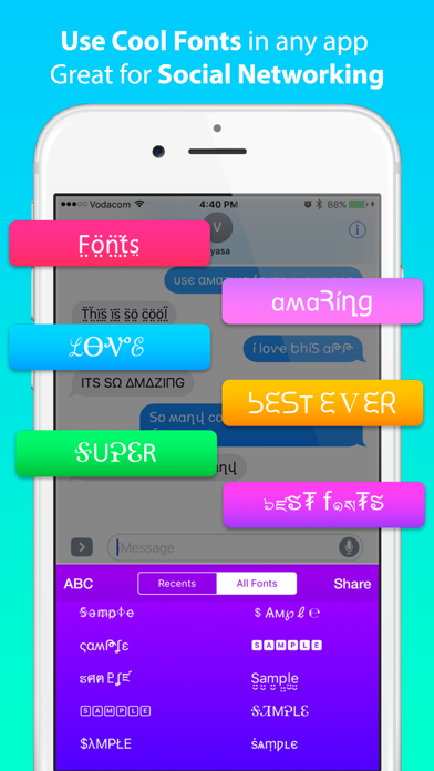 Cool Video Keyboard - Custom Emoji & Rainbow Theme Screenshots