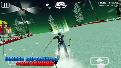 Winter Super Cross SnowSkiing - Free 3D Snow Water Racing Madness Game Screenshots
