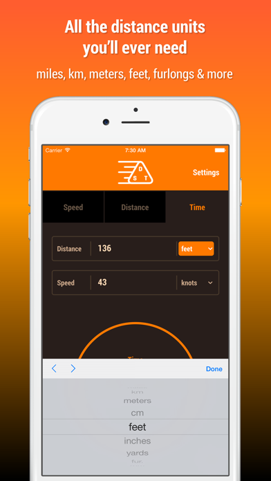 Speed Distance Time Calculator Screenshots
