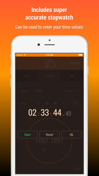 Speed Distance Time Calculator Screenshots