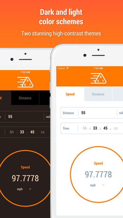 Speed Distance Time Calculator Screenshots