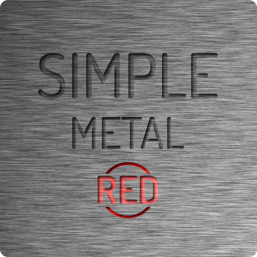 카카오톡테마 - 심플, Metal Red