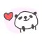 Color Cute Panda Stickers!!
