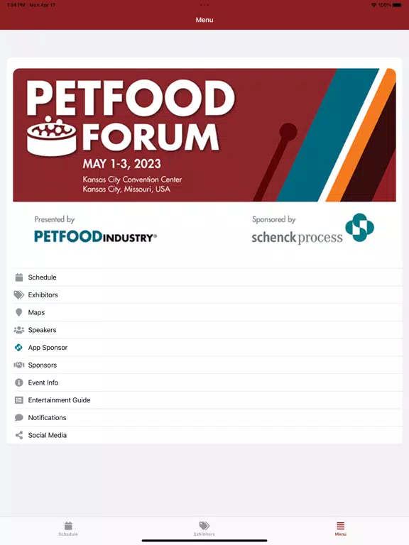 Petfood Forum 2023 iPad Screenshots
