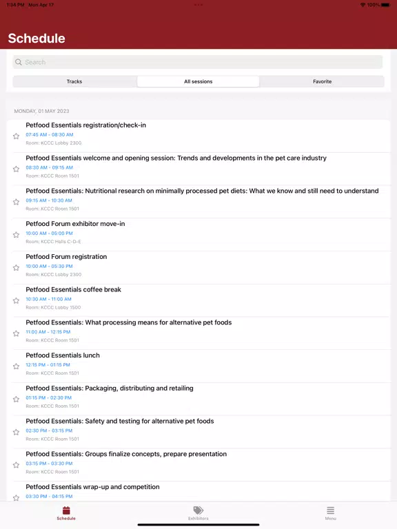 Petfood Forum 2023 iPad Screenshots