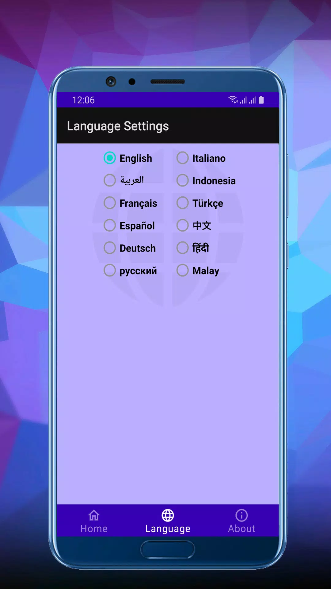 Screen Info Screenshots
