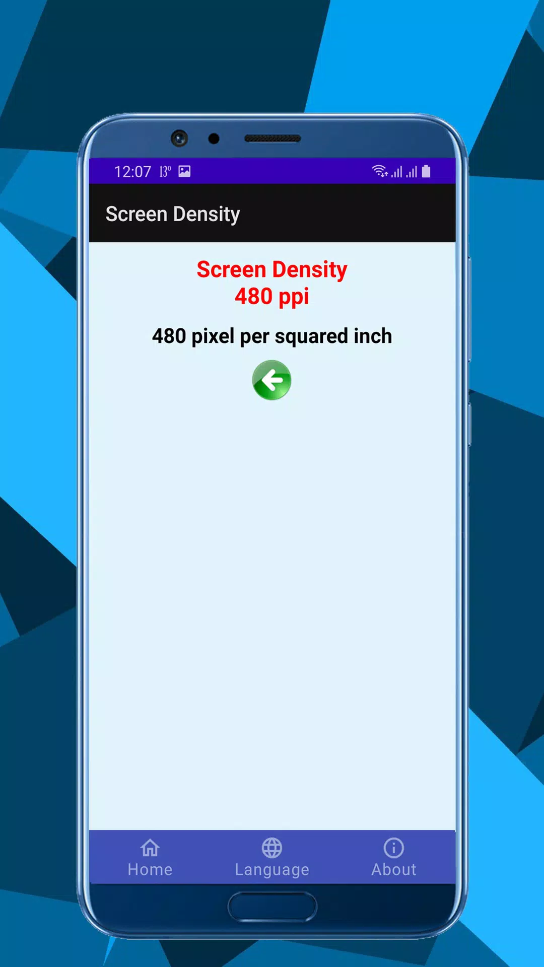 Screen Info Screenshots