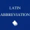 Latin abbreviations in Inscriptions