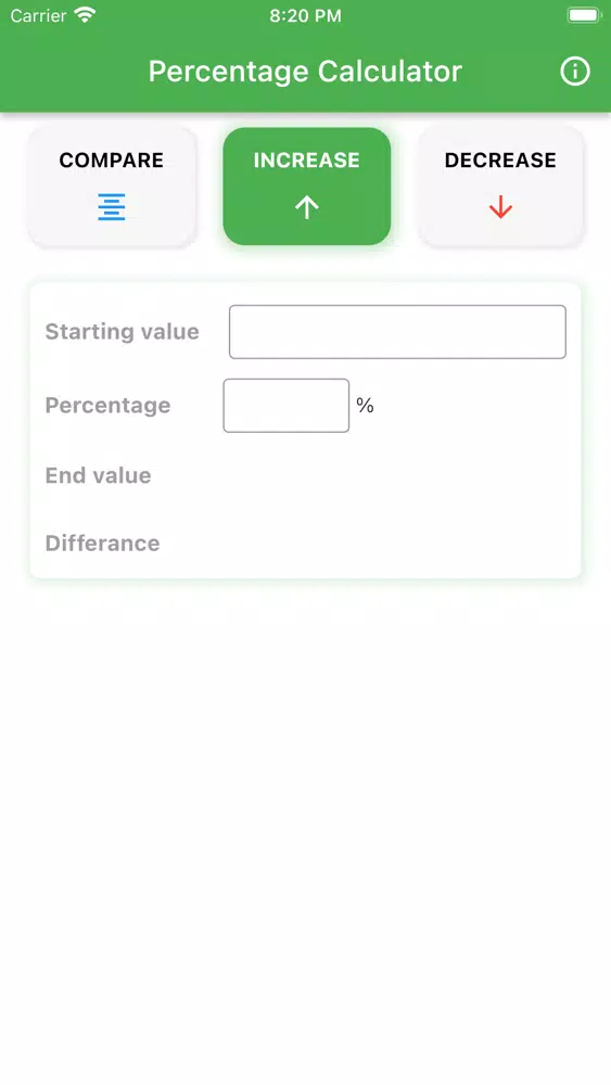 Percentage-Calculator Screenshots