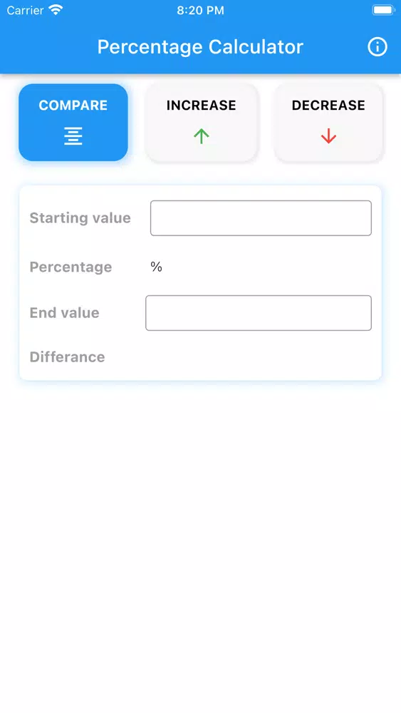 Percentage-Calculator Screenshots