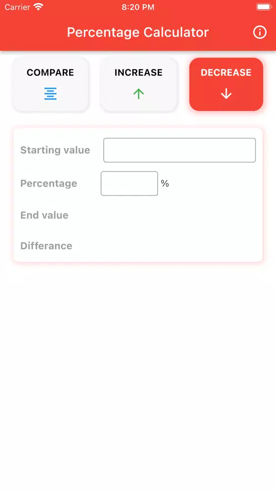 Percentage-Calculator Screenshots