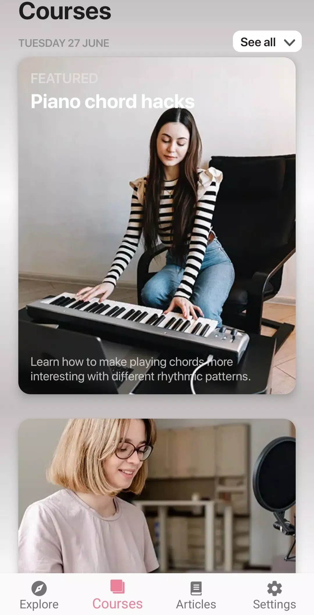 Learn Piano: Beginner Tutorial Screenshots