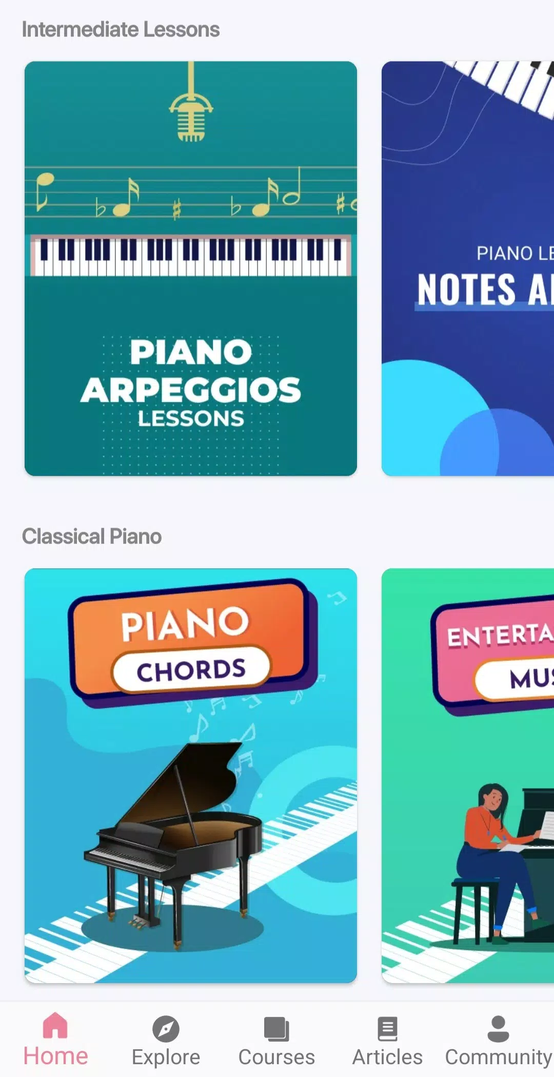 Learn Piano: Beginner Tutorial Screenshots