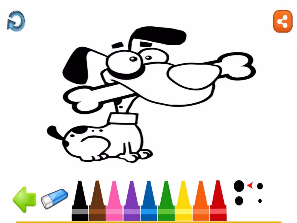 Coloring for Kids 1 - Fun color & paint on drawing game for boys & girls iPad Screenshots