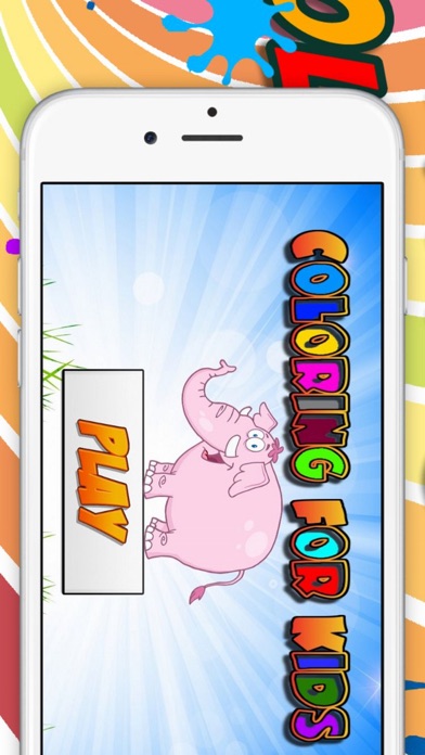 Elephant Coloring book for Kid - Fun color & paint on drawing game for boys & girls Screenshots