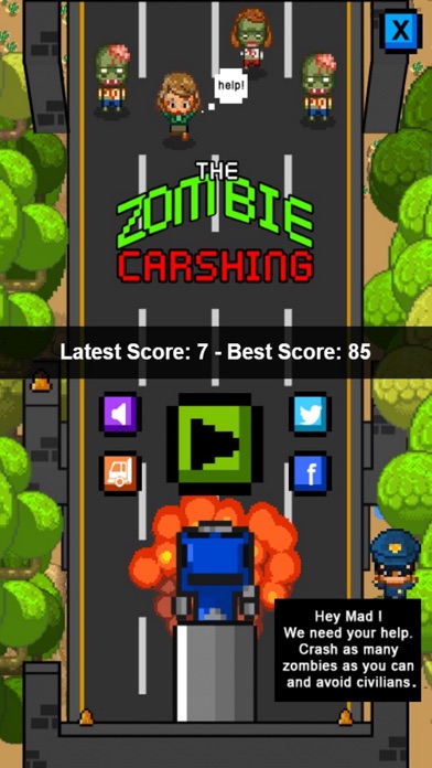 Ảnh chụp màn hình của Zombie Crashing by Dead Season Band