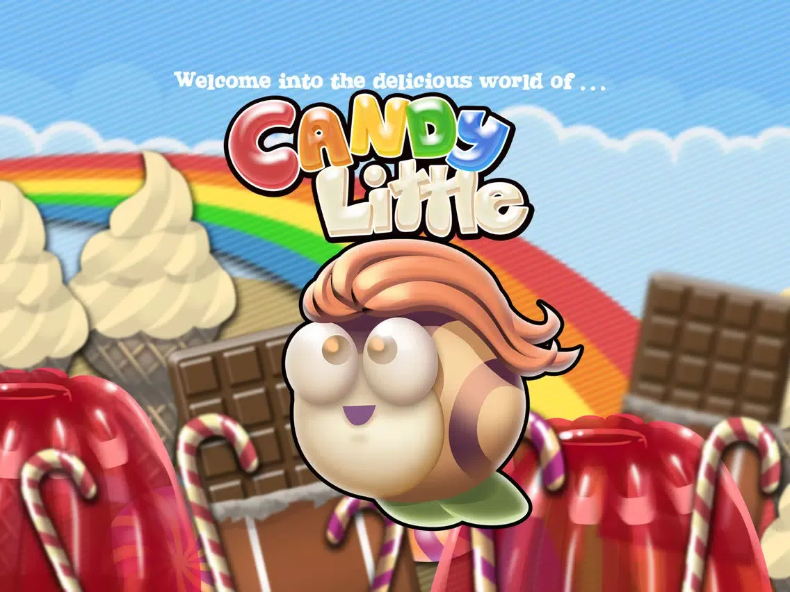 Candy Little: Magic fantasy flea collects stars for sweet fun iPad  스크린샷