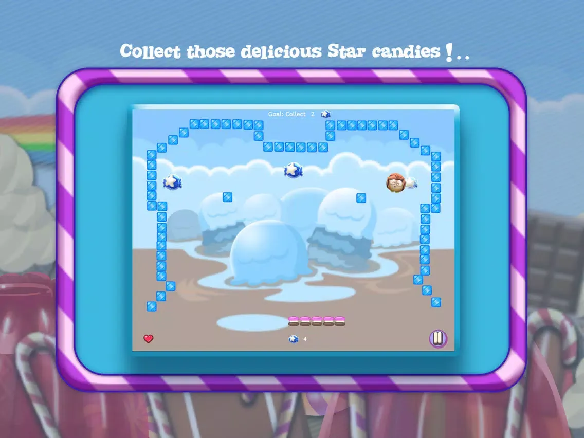 Candy Little: Magic fantasy flea collects stars for sweet fun iPad  스크린샷