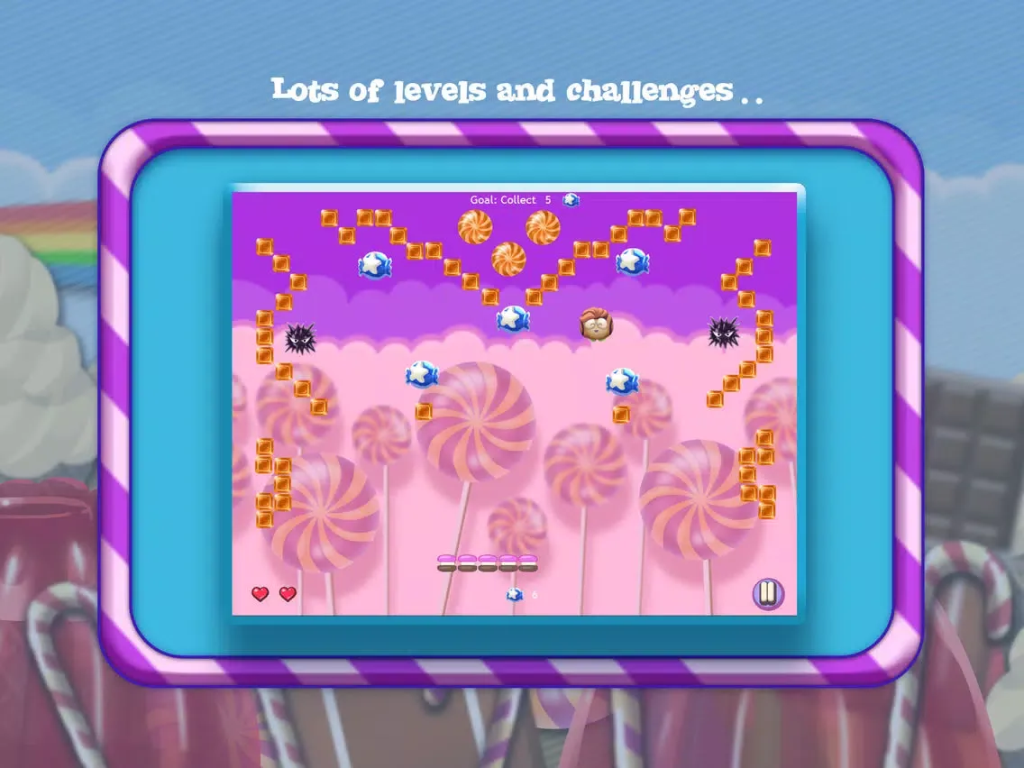 Candy Little: Magic fantasy flea collects stars for sweet fun iPad  스크린샷