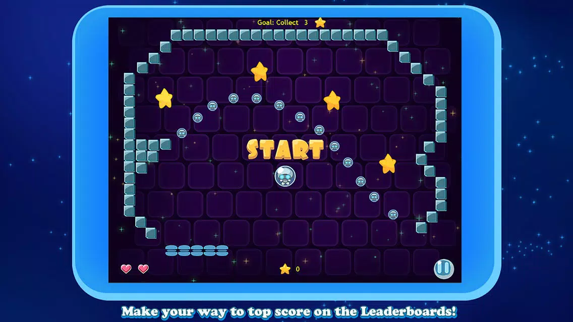 Pico Ball: Robot space adventure bounce action collecting twinkle stars Screenshots